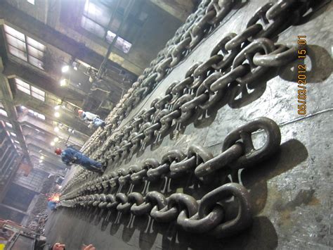 Marine Welded Stud Link Ship Galvanized Anchor Chain With Shackle