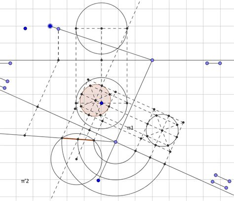 Dibujo en Daganzo de Arriba Esfera 3 Sección plano oblicuo