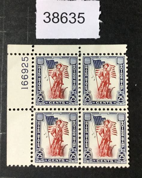 Us Stamps S Mint Og Nh Plate Blocks Lot United States Back