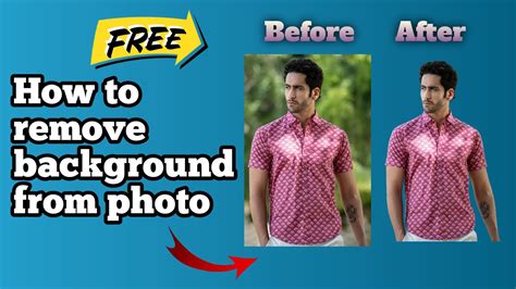 How To Remove Background From Photo Free Background Remover Youtube