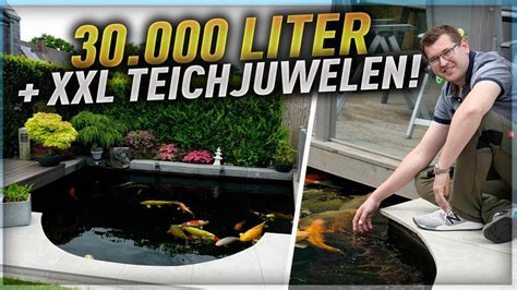 30 000 Liter Koiteich Und Teichjuwelen XXL Aufzucht YouTube