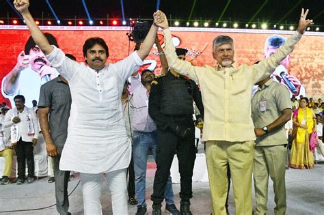 Chandrababu Chandrababu Naidu Pawan Kalyan Vow To End Jagan S