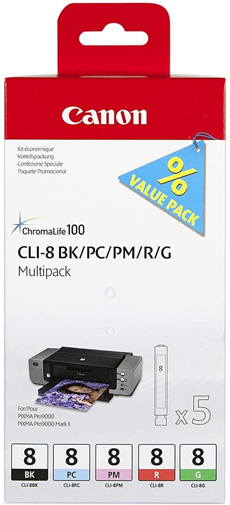 Cartuchos Multipack Originais Do Jato De Tinta De Canon Cli Bk Pc