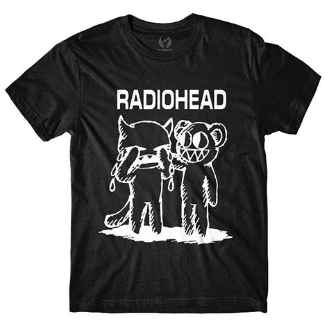 Camiseta Radiohead Blitzart Camisetas Legais Criativas E Divertidas