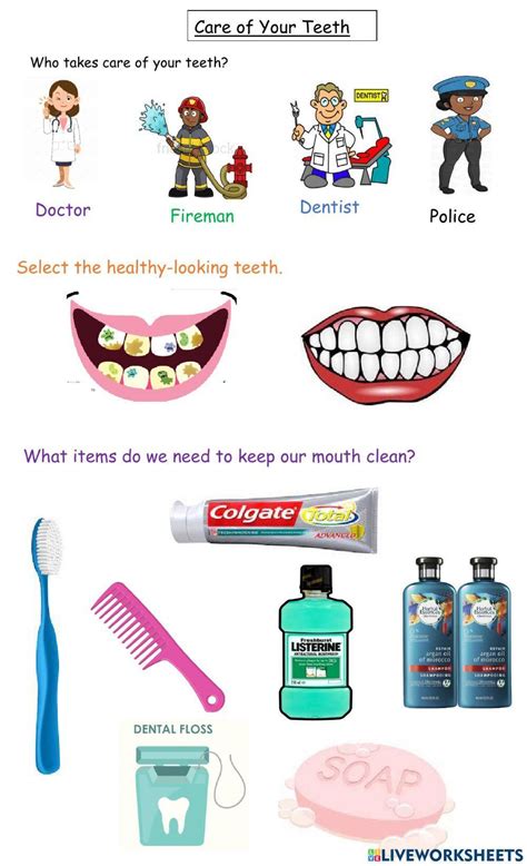 Free Oral Hygiene Worksheet Download Free Oral Hygiene Worksheet Png Images Free Worksheets On