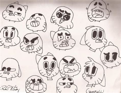 The Many Faces Of Gumball By Rmsupersonic On Deviantart