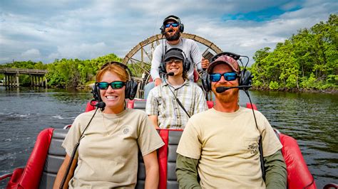 2 Way Headsets On All Captain Jack S Airboat Tours Captain Jacks