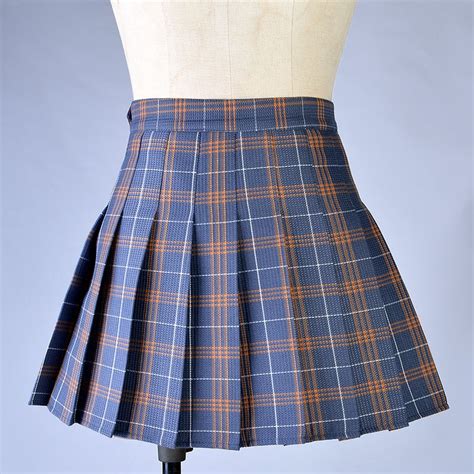 Women Pleat Skirt Harajuku Preppy Style Plaid Skirts Mini Cute Japanese