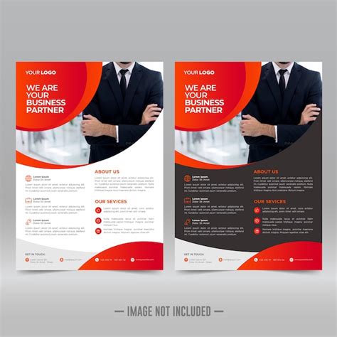 Premium Vector Corporate Poster Flyer Design Template