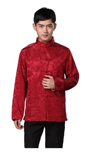 Tang Suit Ropa Tradicional China Para Hombre Camisa Y Chaq Meses Sin Interés