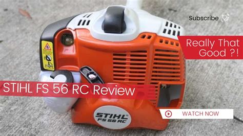 Stihl Fs 56 Rc String Trimmer Review Stihl Fs 56 Rc Test Youtube