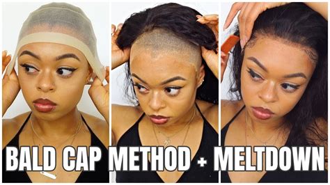 BALD CAP METHOD LACE WIG INSTALL NO GLUE SUPER DETAILED TIPS