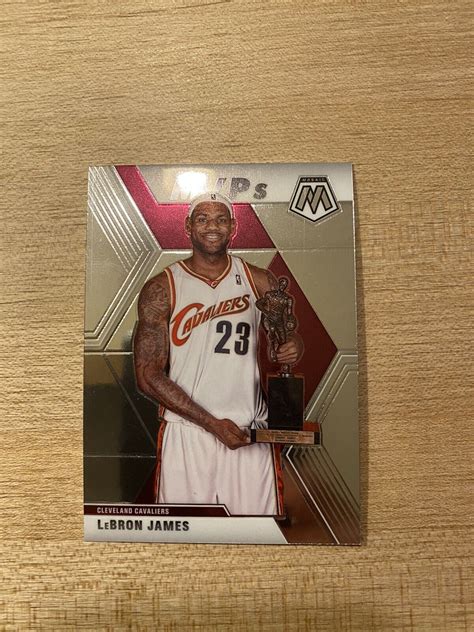 LeBron James 2019 20 Mosaic MVPs Insert Card 298 EBay