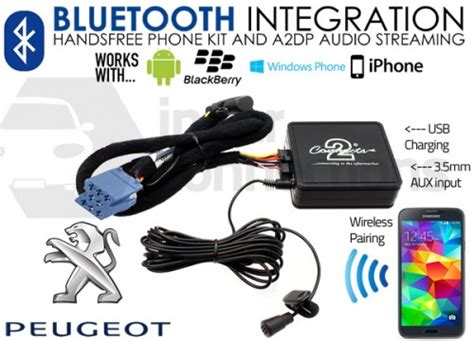 Peugeot Bluetooth Adapter For Streaming And Hands Free Calls CTAPGBT010