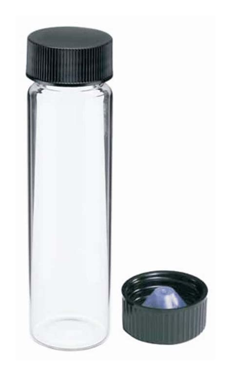 Fisherbrand Class A Clear Glass Threaded Vials With Attached Caps PE