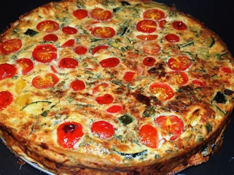 Recette Quiche Sans Pâte Aux Courgettes Fêta Tomates Sèchees Recettes