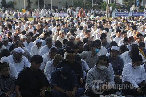 Salat Idul Adha Jemaah Muhammadiyah Foto Tribunnews