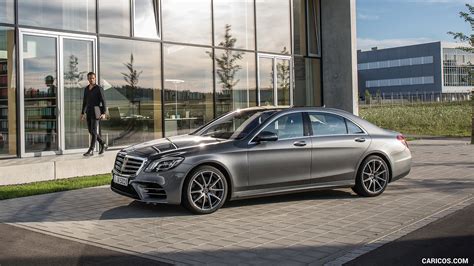 2018 Mercedes Benz S Class S 500 Color Selenite Grey Metallic Side