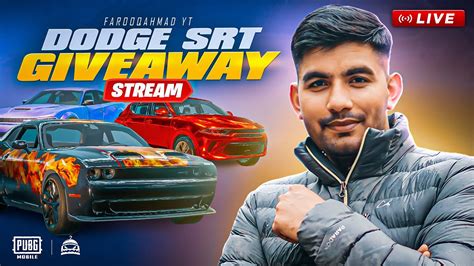 Unleashed Muscle DODGE SRT Giveaway PUBG MOBILE Live YouTube