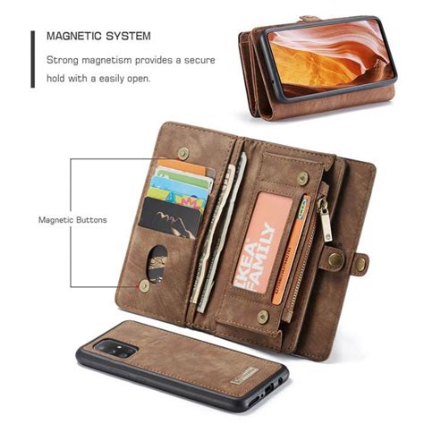 Caseme Samsung Galaxy A71 4g Wallet Case With Wrist Strap Coffee Samsung Galaxy Stylish Phone