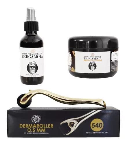 Dermaroller 0 5mm Kit Balsamo Y Tonico De Bergamota 120 Ml Meses