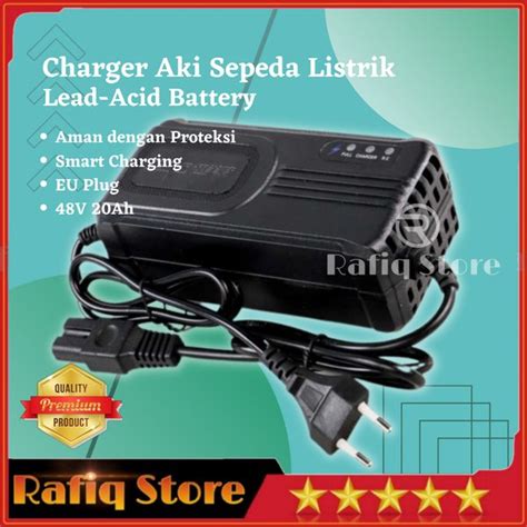 Jual Charger Cas Aki Baterai Battery Seli Sepeda Listrik Lead Acid