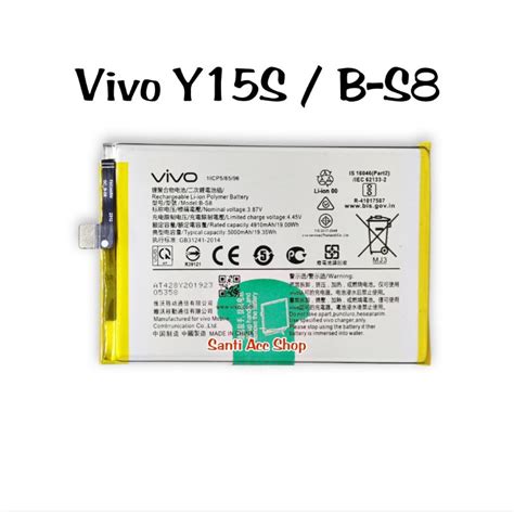 Jual Baterai VIVO Y15S B S8 BS8 B S8 Battery Batery Batre Batrey