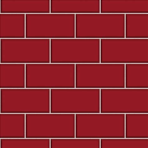 Fine Decor Subway Tile Wallpaper Fd40138 Red I Want Wallpaper