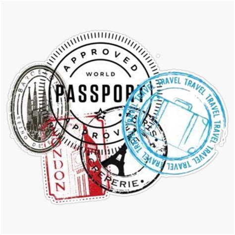 Amazon.com: Passport Stamp Sticker Sheets (480 Stickers) : Toys & Games