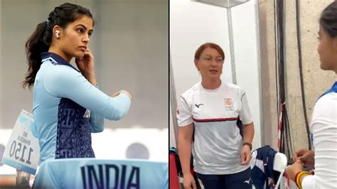 Indian Sensation Manu Bhaker Meets Legendary Time Olympian Nino