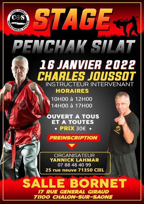 Stage Chalon Sur Saone Le Ecole De Penchak Silat Charles