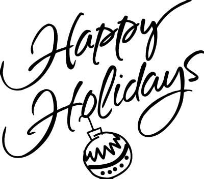 Free Happy Holidays Clipart Black And White, Download Free Happy Holidays Clipart Black And ...