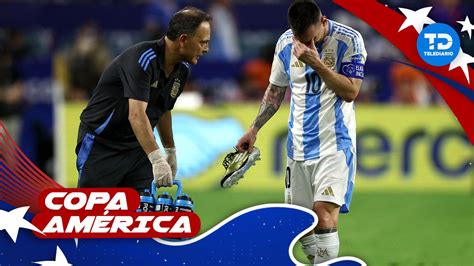 Messi Sale Lesionado Y Llora En La Final De La Copa América 2024 Telediario México