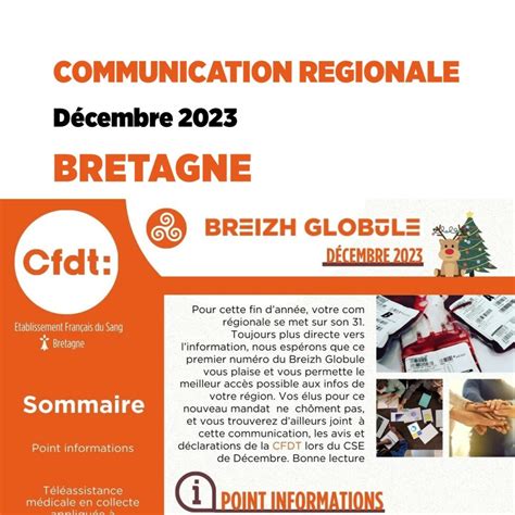 Lettre Information Bret D Cembre Cfdt Efs