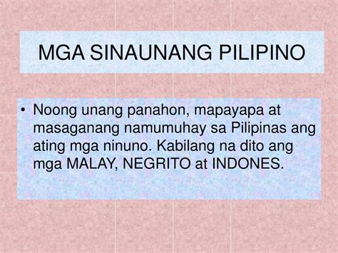 Mga Kagamitan Ng Sinaunang Pilipino