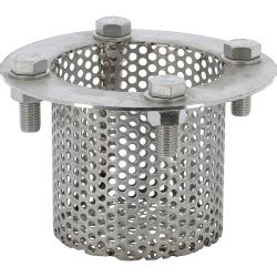 Crépine inox 304L pour clapet à brides PN10 16 Maille mm 60 10