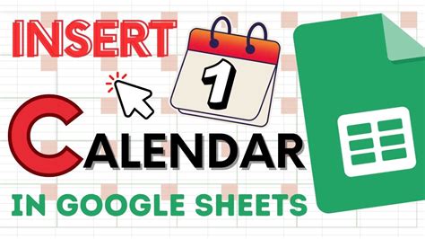 How To Insert Calendar In Google Sheets Easy Method Youtube