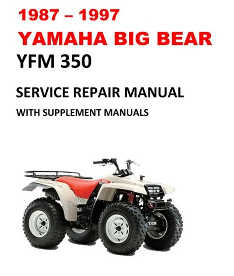 Yamaha 350 Big Bear Manual | My Wiring DIagram