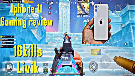 16 Kills In Livik Iphone 11 Pubg Gameplay HDR 60 Fps Four