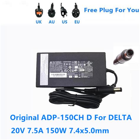 Original DELTA ADP 150CH D 20V 7 5A 150W 7 4x5 0mm AC Adapter For