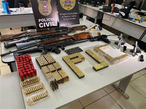 Polícia Civil apreende arsenal de armas e balas em operação Gazeta