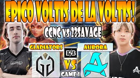 GLADIATORS VS AURORA BO2 GAME 1 CCNC DYRACHYO VS 23SAVAGE LORENOF