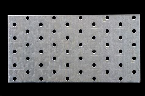 Metal Plate With Holes Stock Image Image Of Hole Tool 62599083