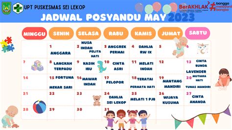 Jadwal Posyandu Puskesmas Sei Lekop Kota Batam