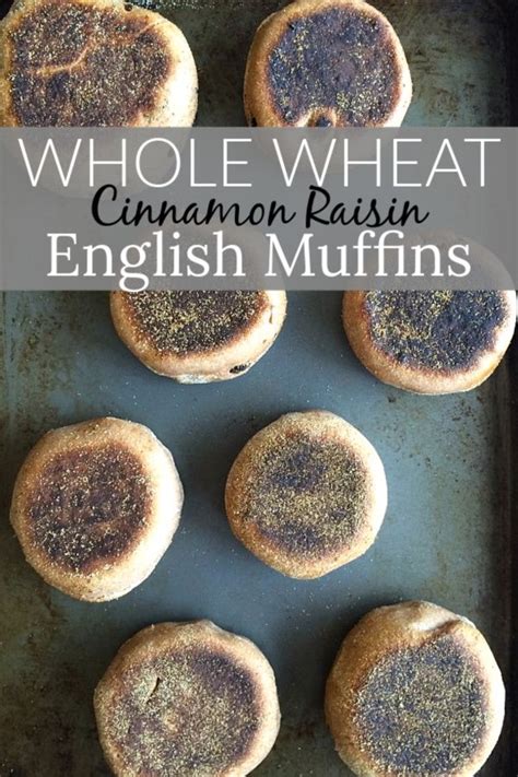 Whole Wheat Cinnamon Raisin English Muffins Vegan Recipe