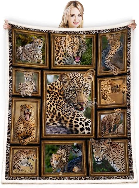 Amazon Juirnost Cheetah Blanket Just Girl Who Loves Cheetah Throw