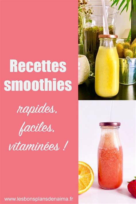 Recettes De Smoothies Rapides Et Faciles Recette Smoothie Banane