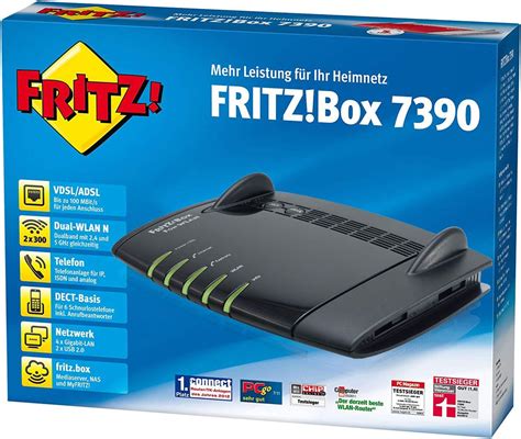 Avm Fritz Box Wlan Router Black Amazon De Computer Zubeh R