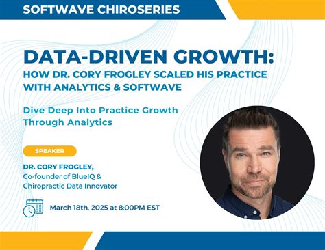 Softwave - Join Dr. Cory Frogley to learn how analytics & SoftWave can