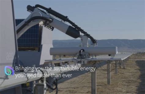 Aes Unveils New Solar Installation Robot That Carries Places Panels